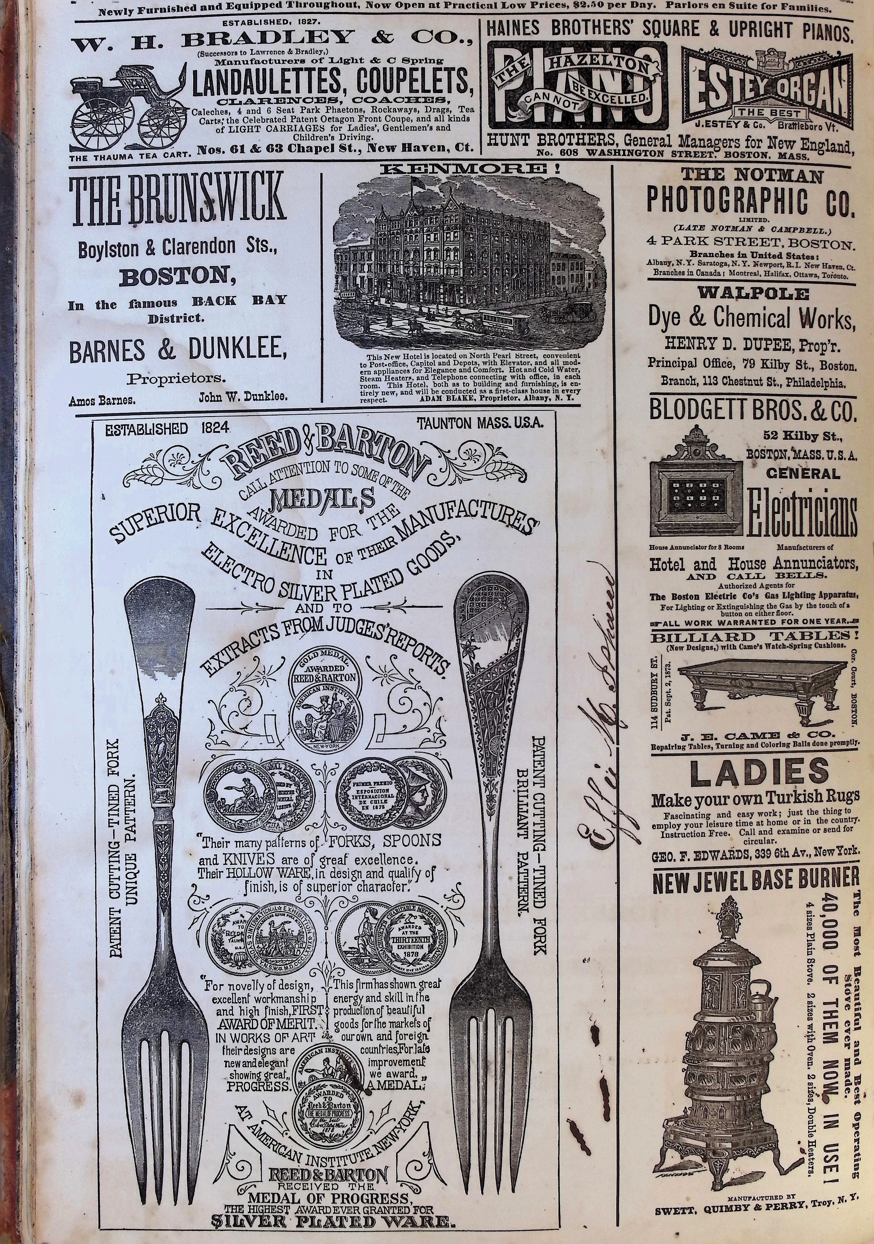 Isham Hotel register Vol. 1, Page 18