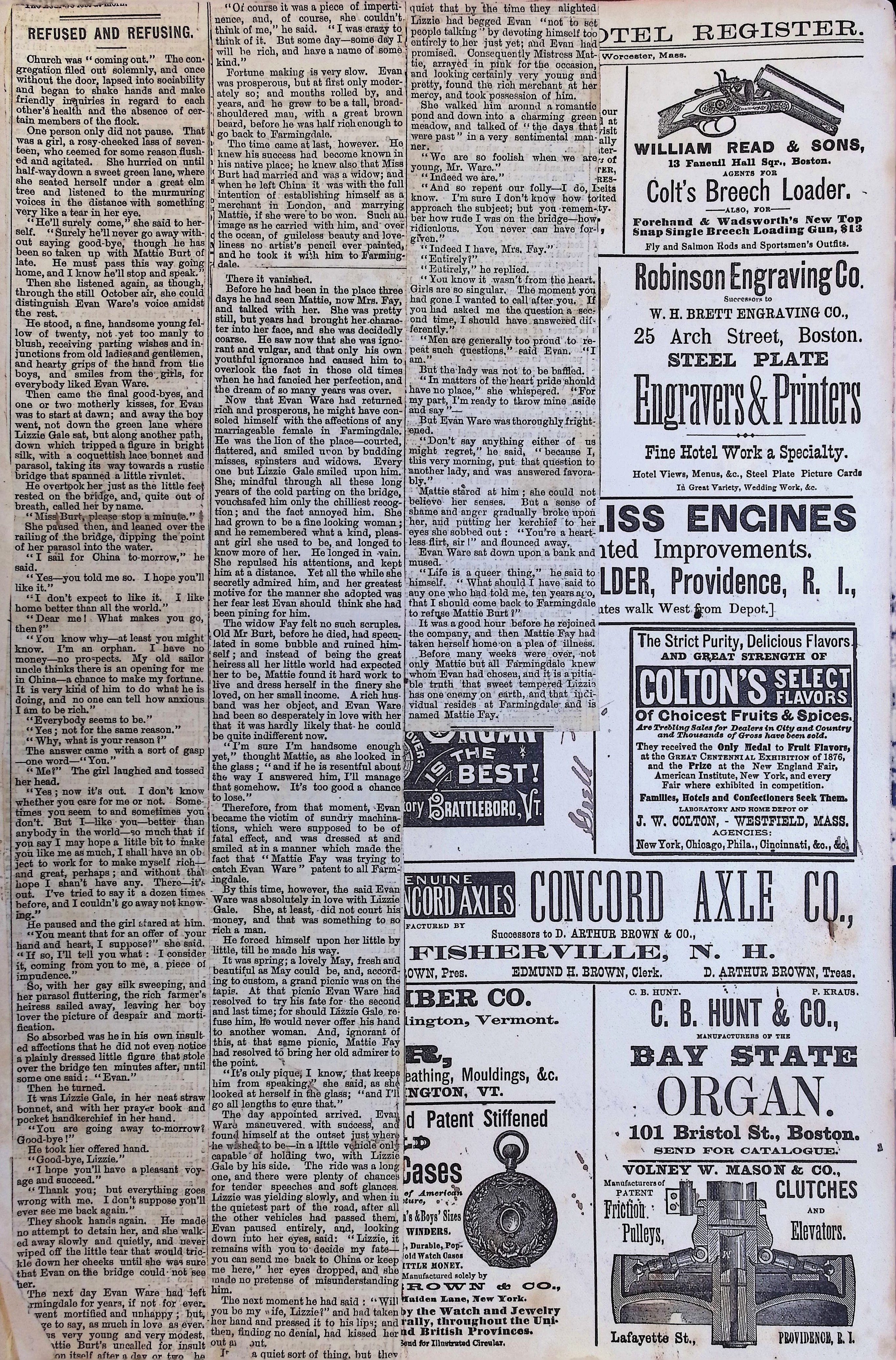 Isham Hotel register Vol. 1, Page 31