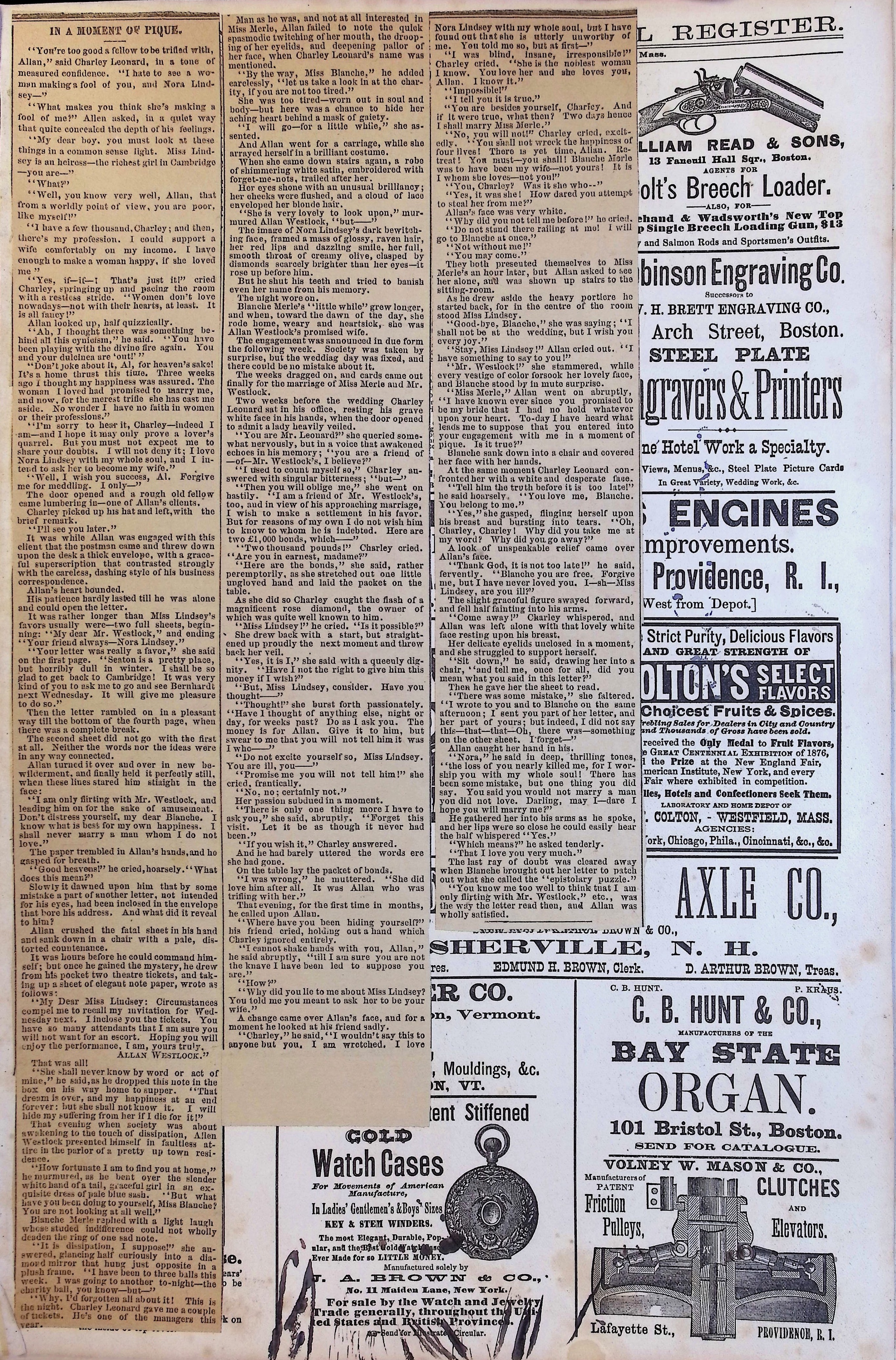 Isham Hotel register Vol. 1, Page 67