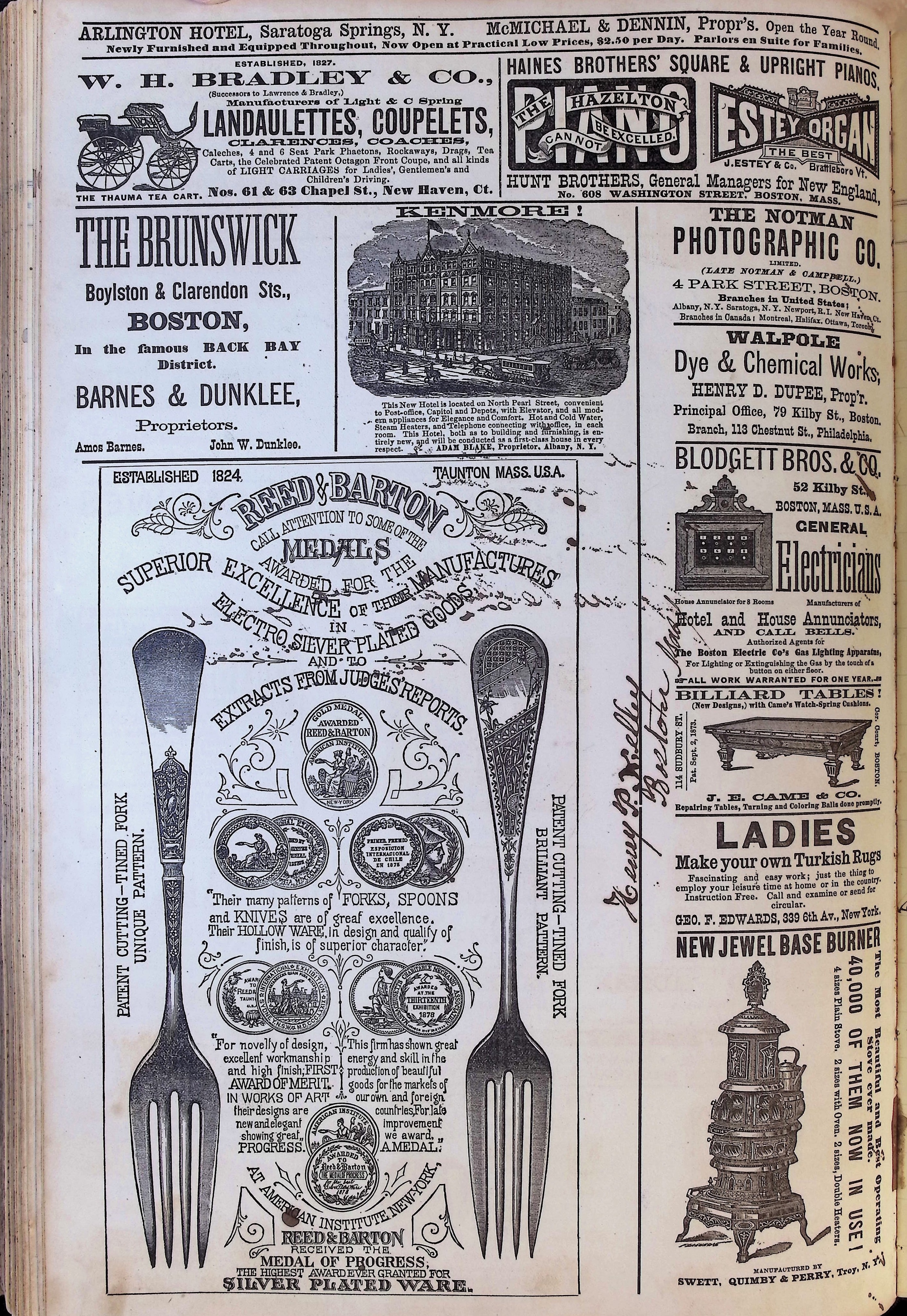 Isham Hotel register Vol. 1, Page 94