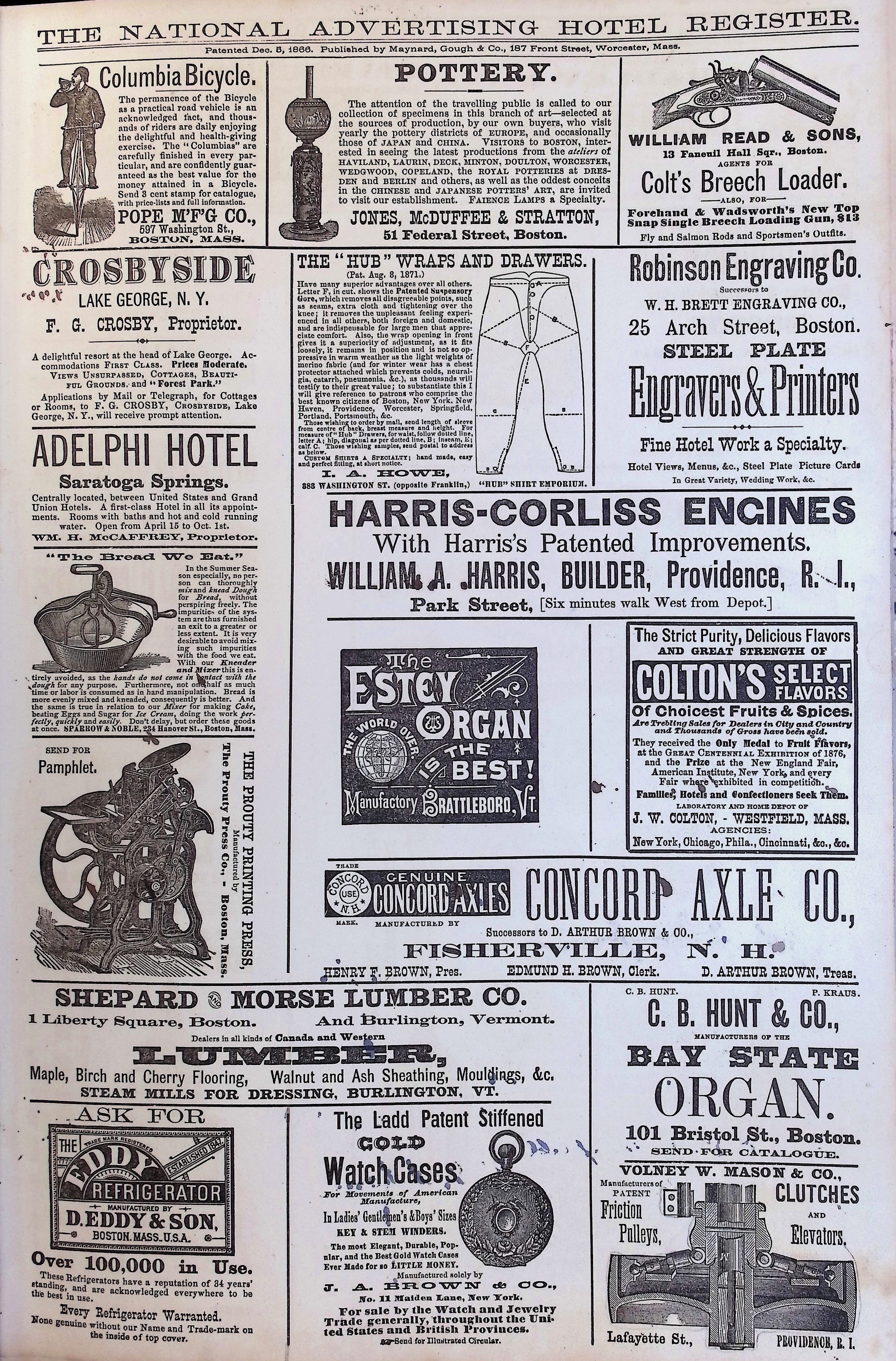 Isham Hotel register Vol. 1, Page 99