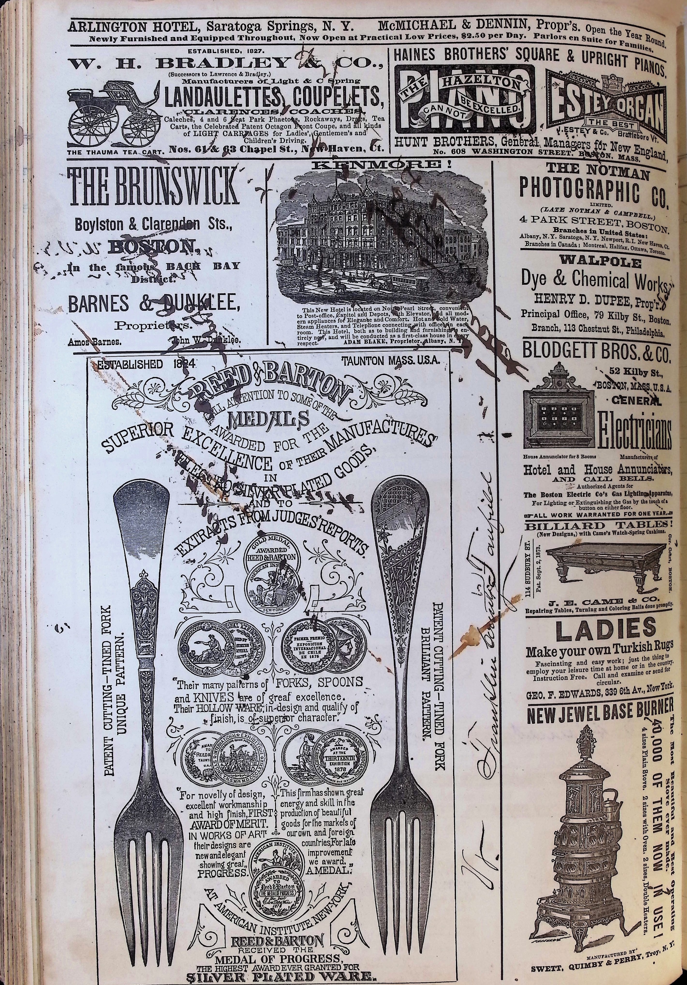 Isham Hotel register Vol. 1, Page 125