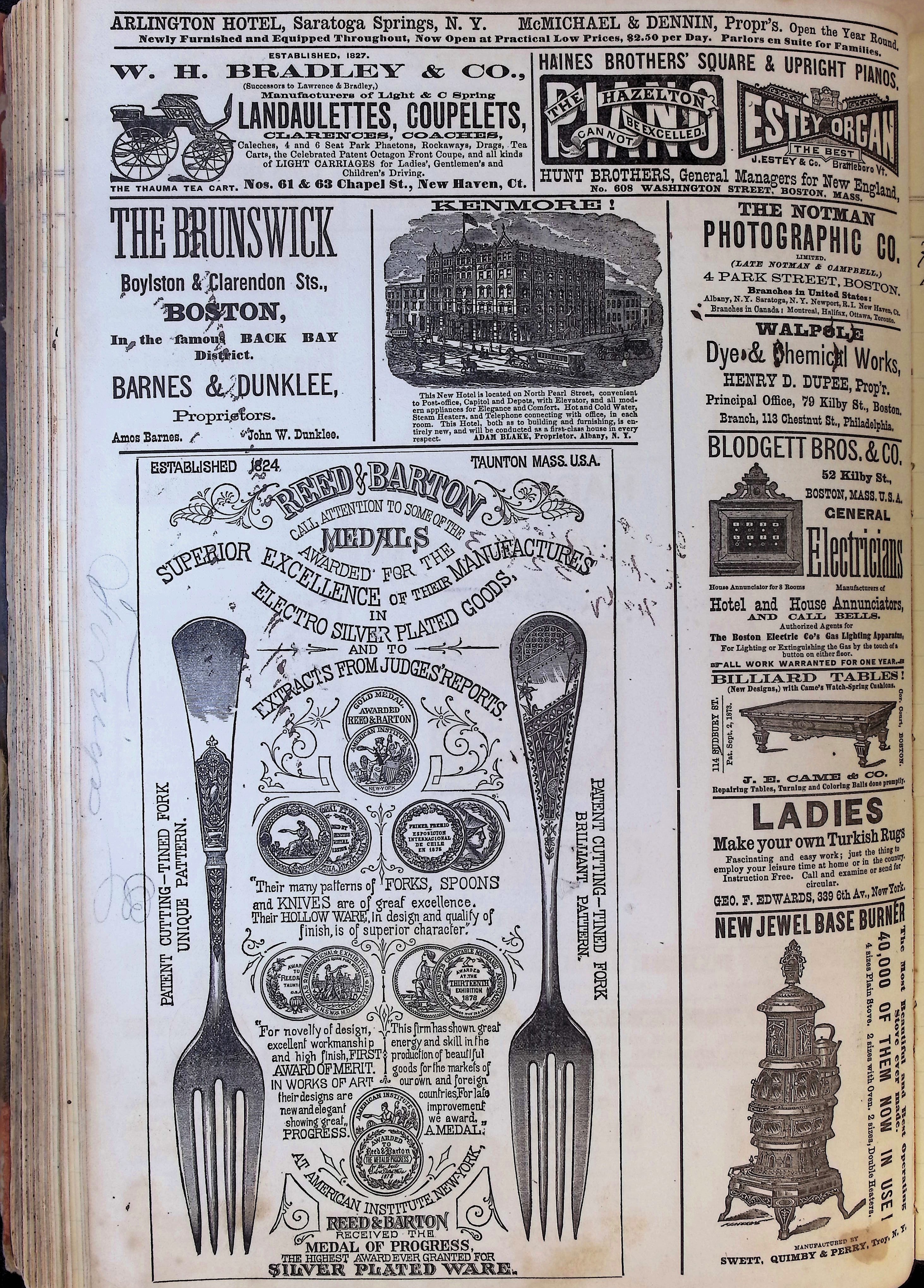 Isham Hotel register Vol. 1, Page 137