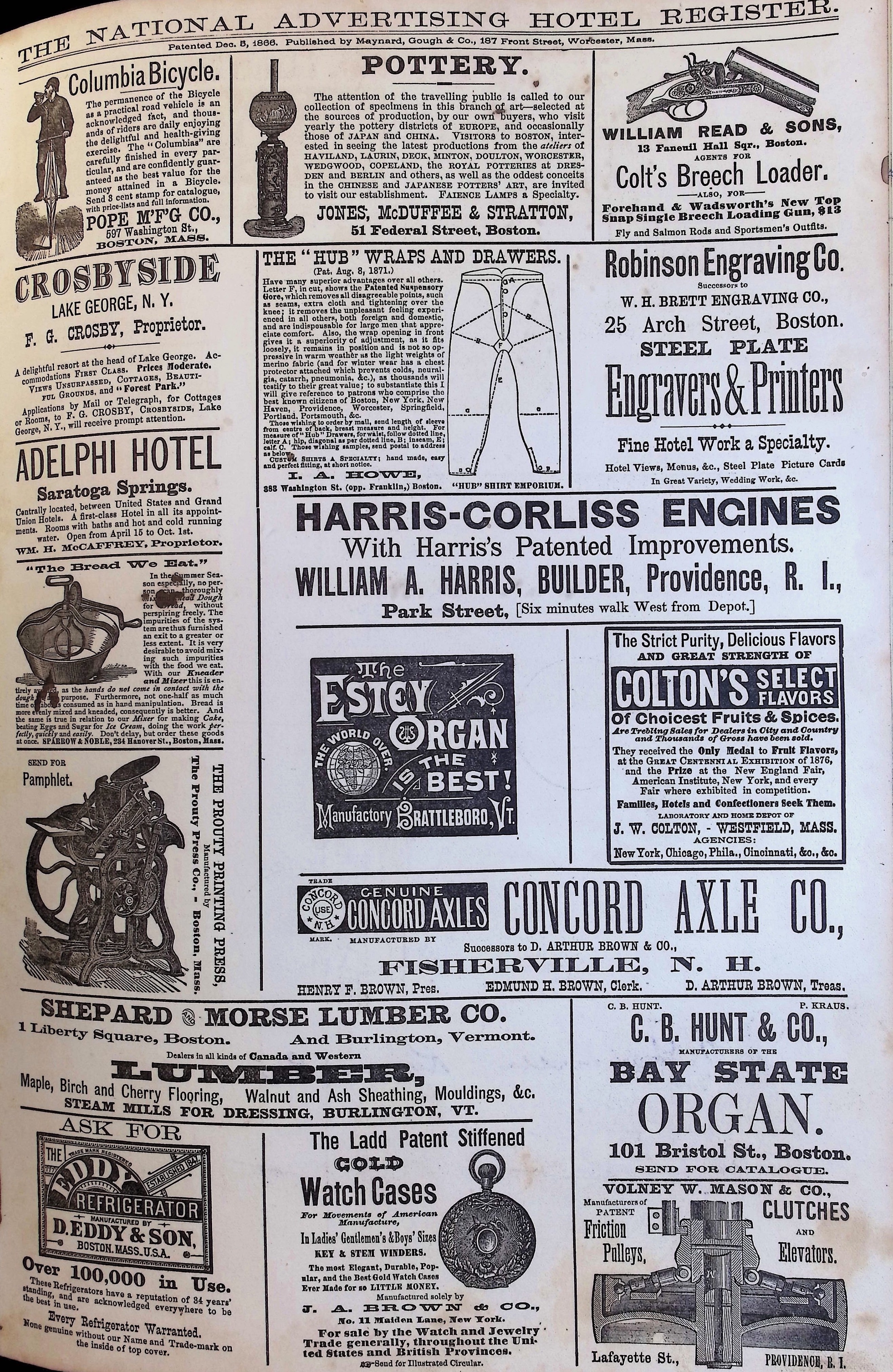 Isham Hotel register Vol. 1, Page 170