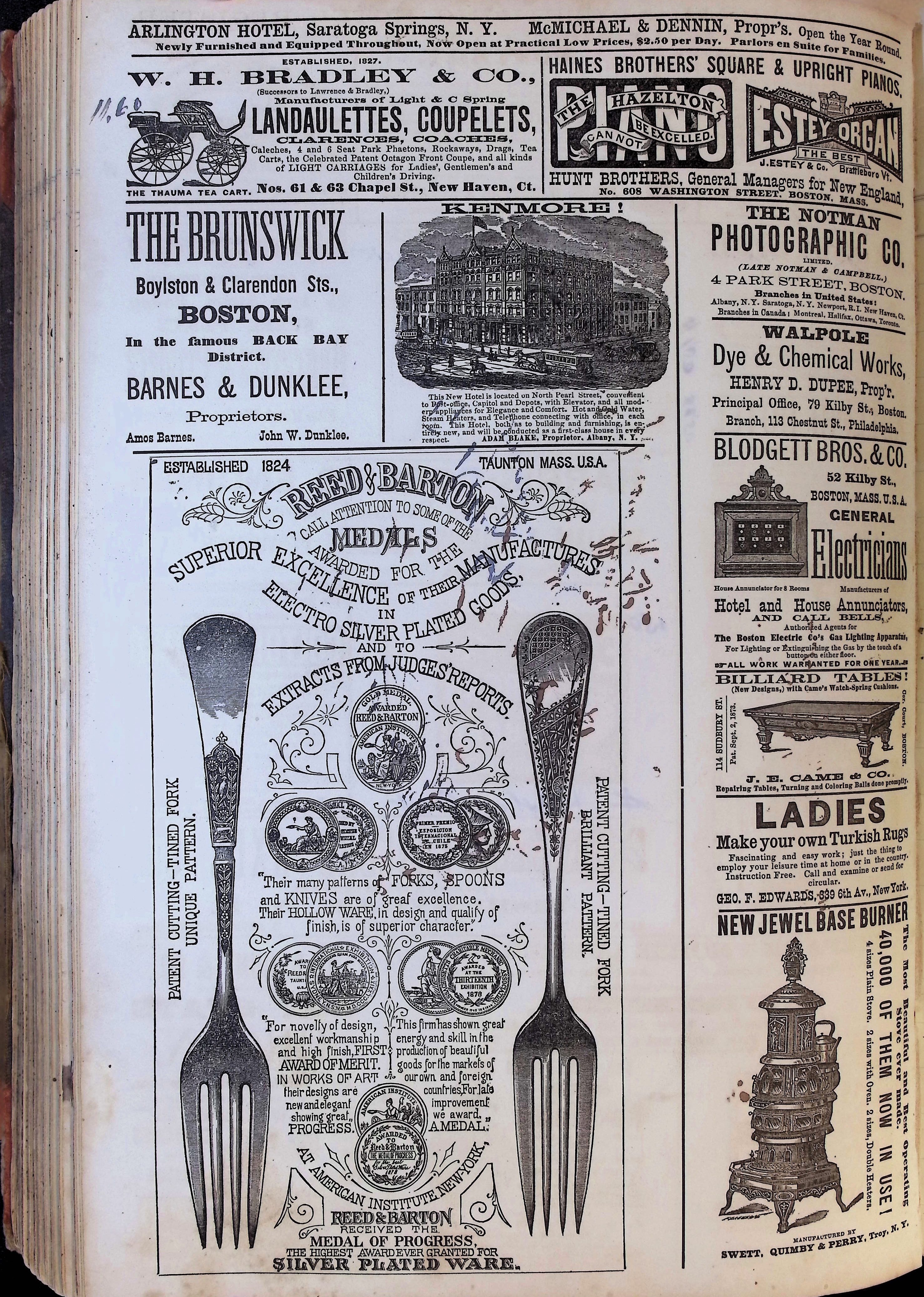 Isham Hotel register Vol. 1, Page 173