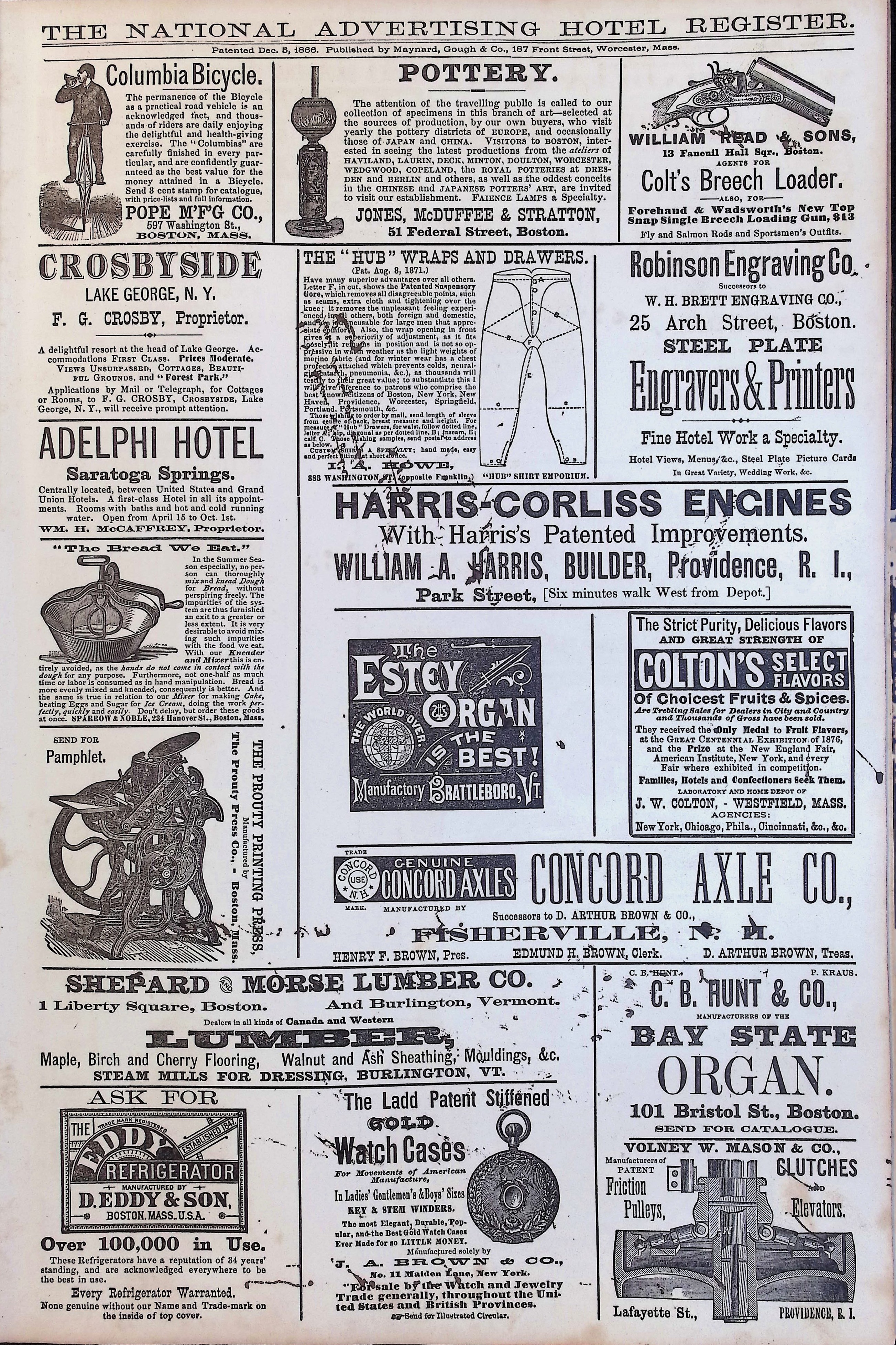 Isham Hotel register Vol. 1, Page 180