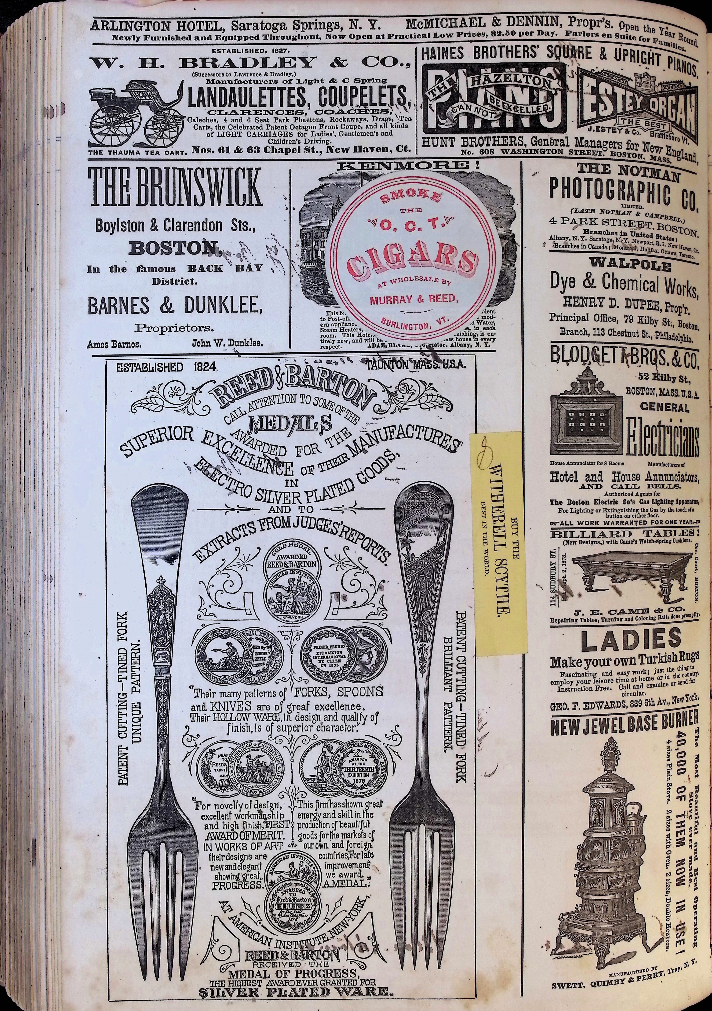 Isham Hotel register Vol. 1, Page 197