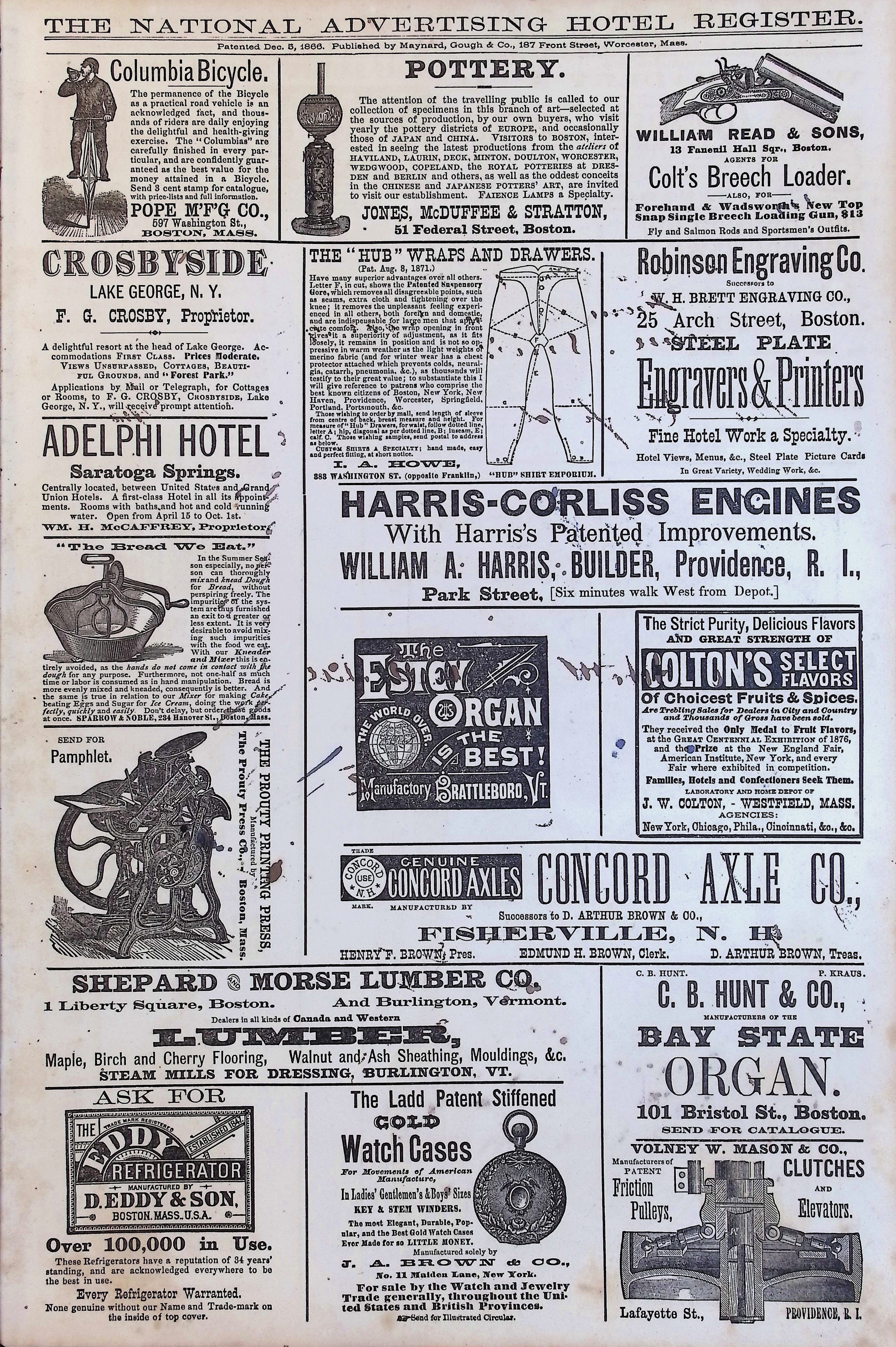 Isham Hotel register Vol. 1, Page 228