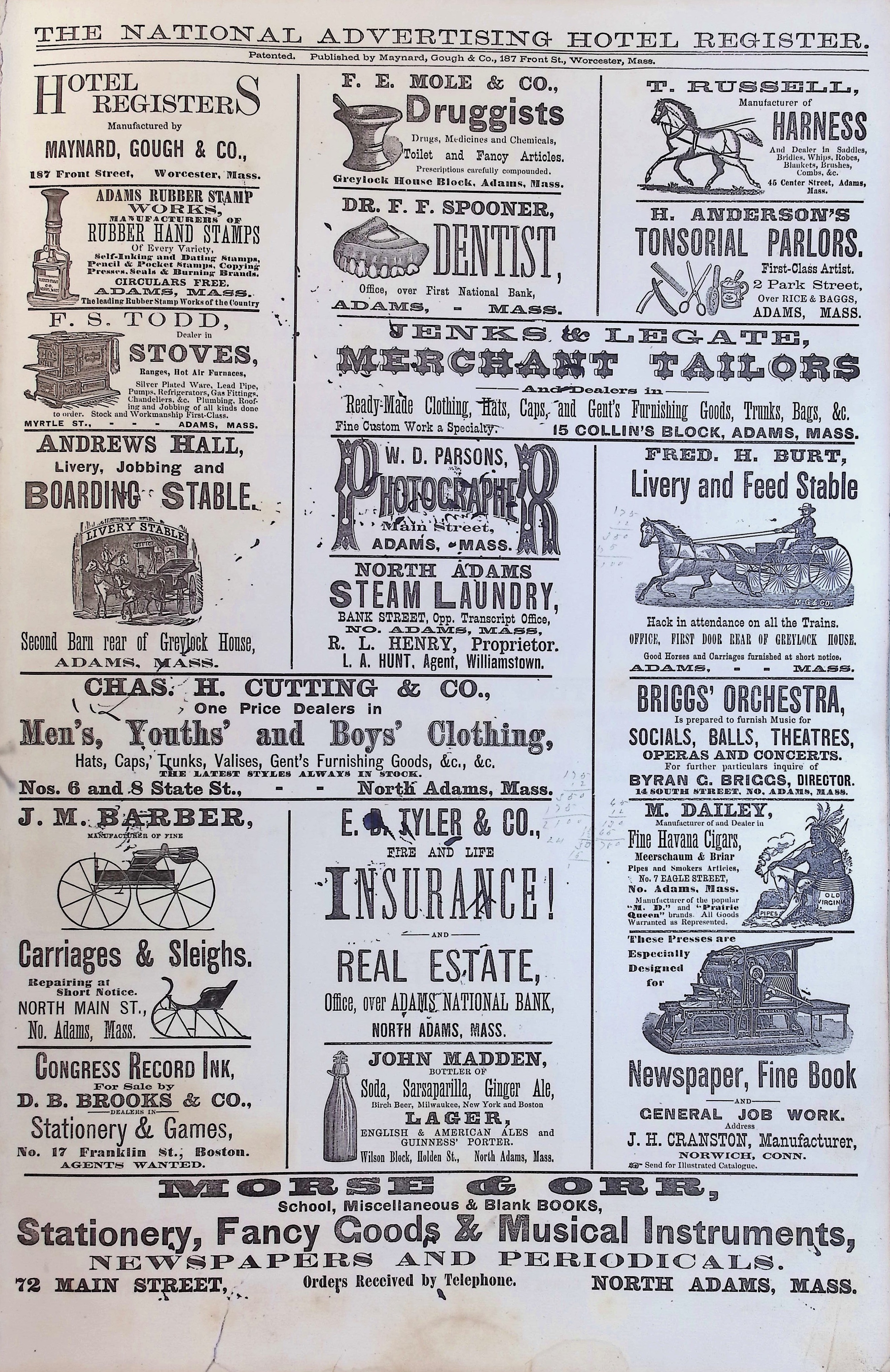 Isham Hotel register Vol. 2, Page 47