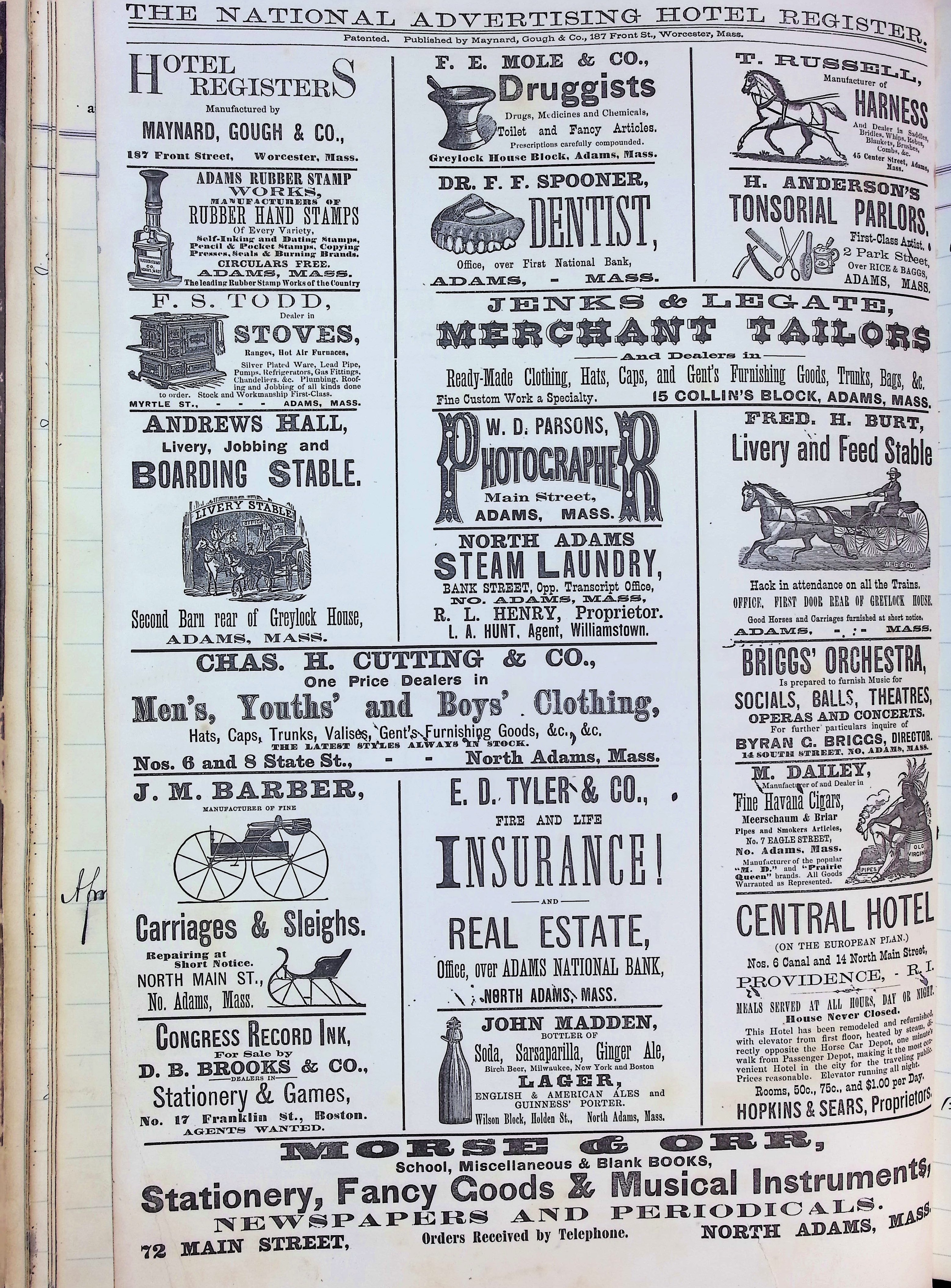 Isham Hotel register Vol. 2, Page 48