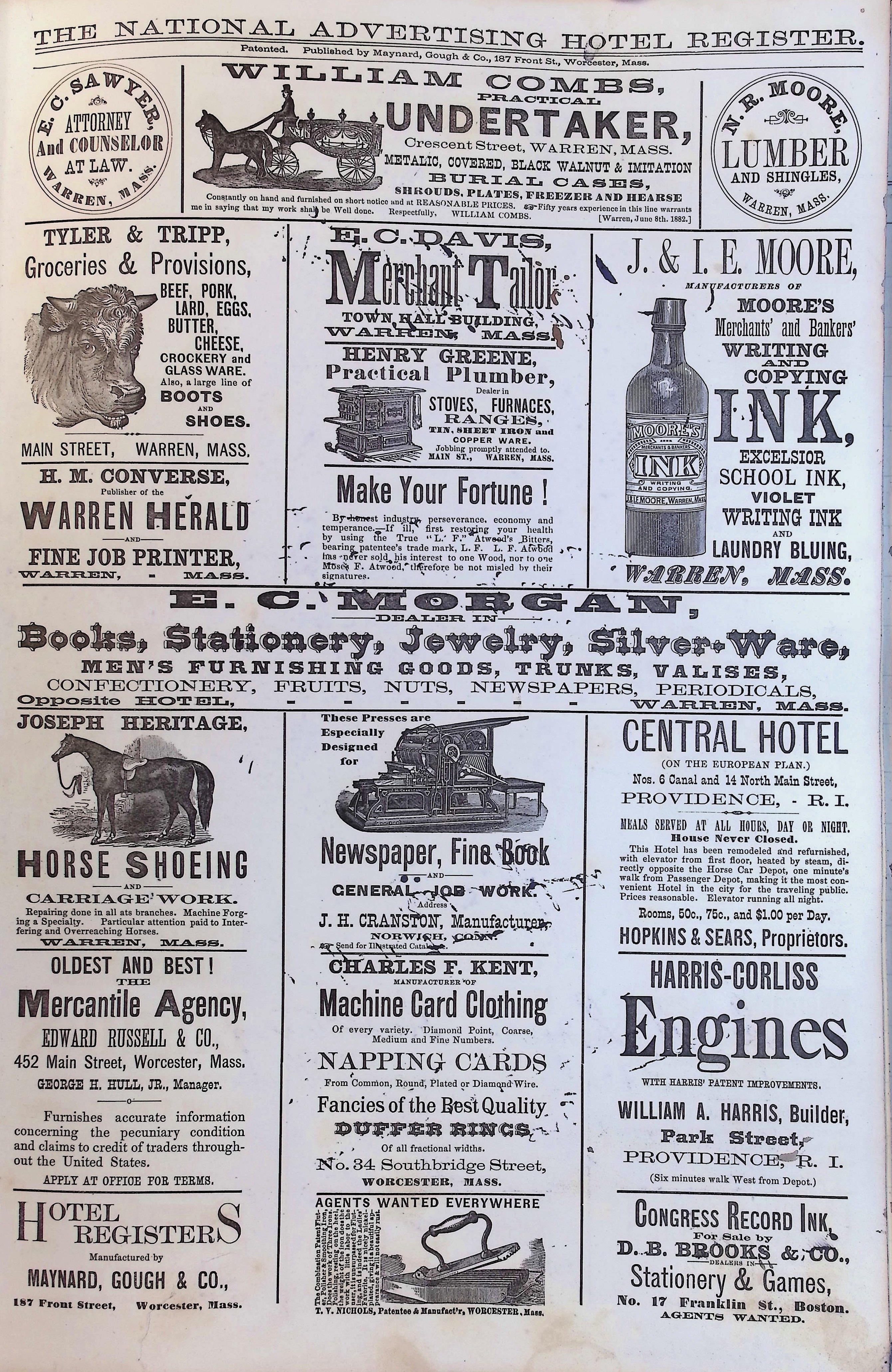 Isham Hotel register Vol. 2, Page 51