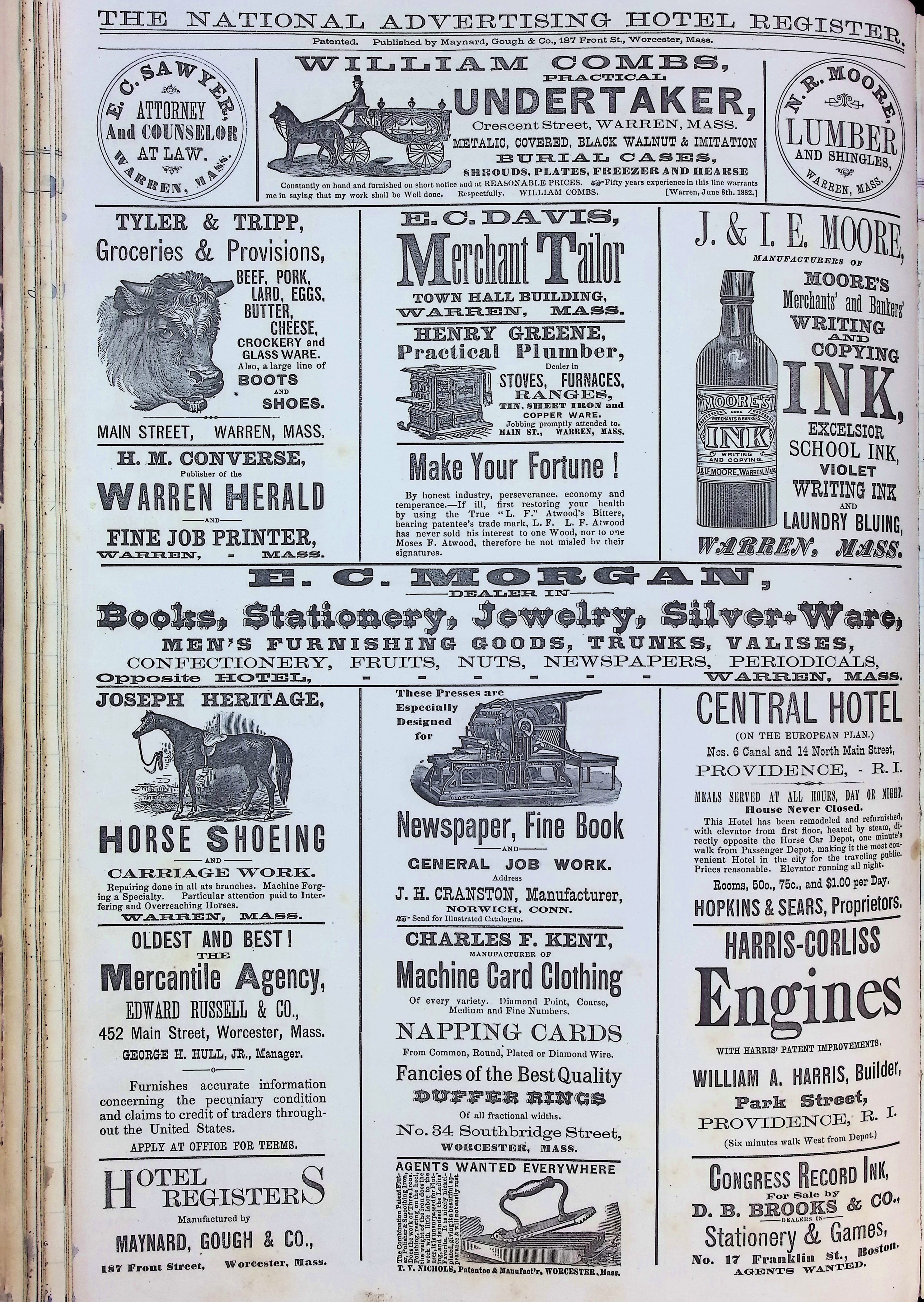 Isham Hotel register Vol. 2, Page 66