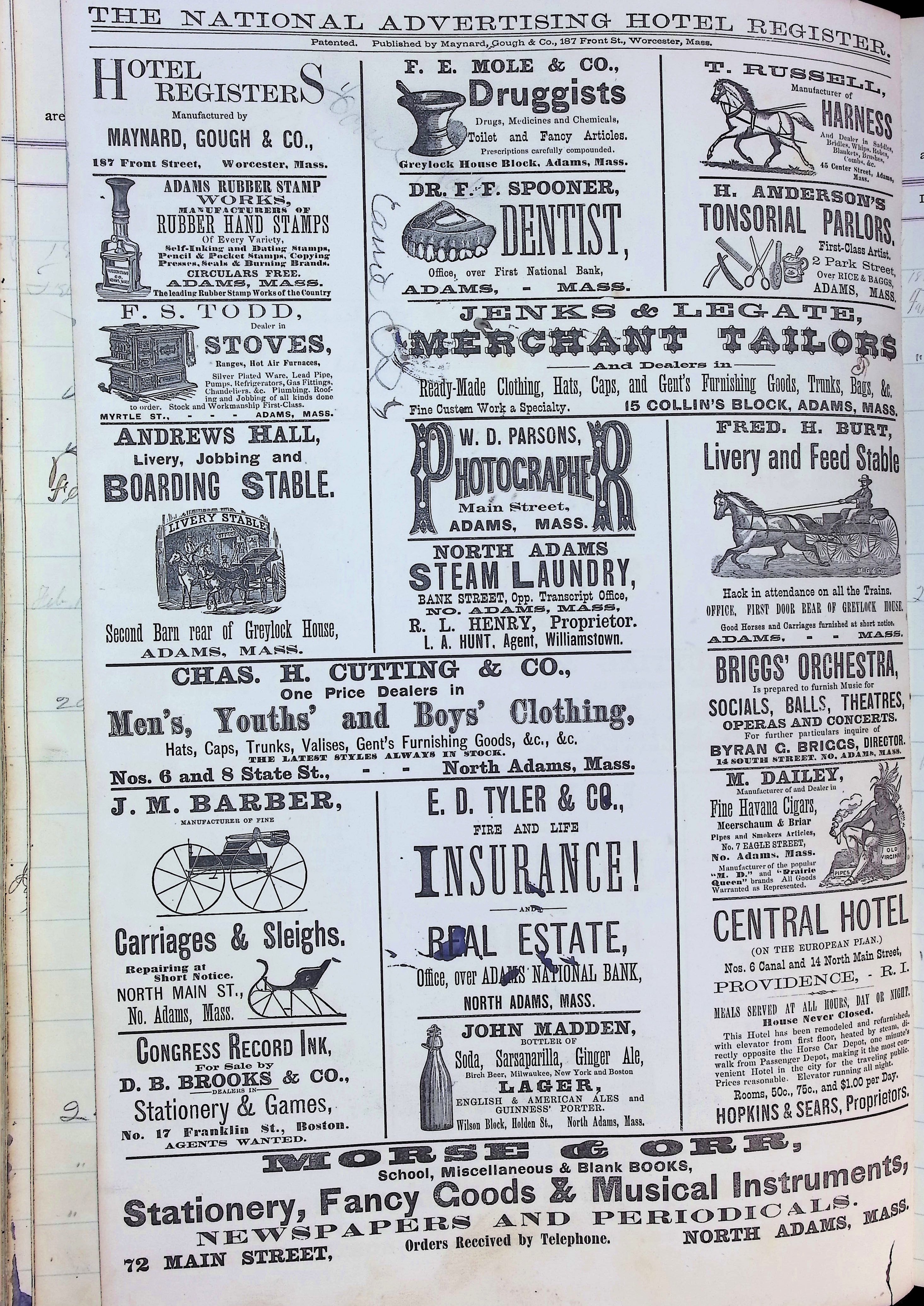 Isham Hotel register Vol. 2, Page 134