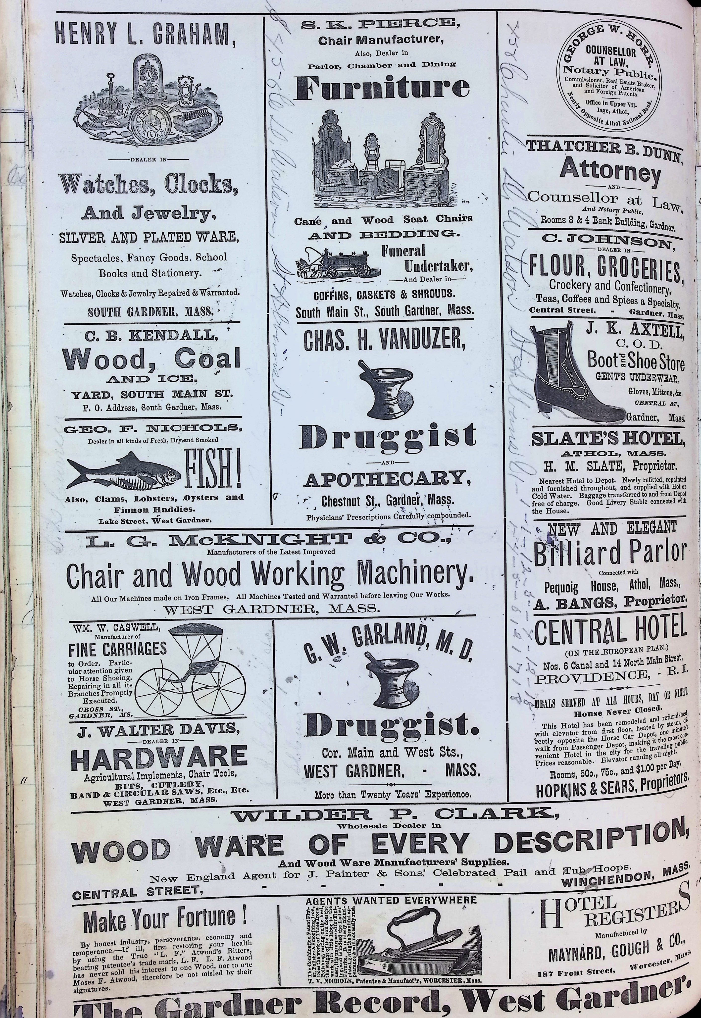 Isham Hotel register Vol. 2, Page 152