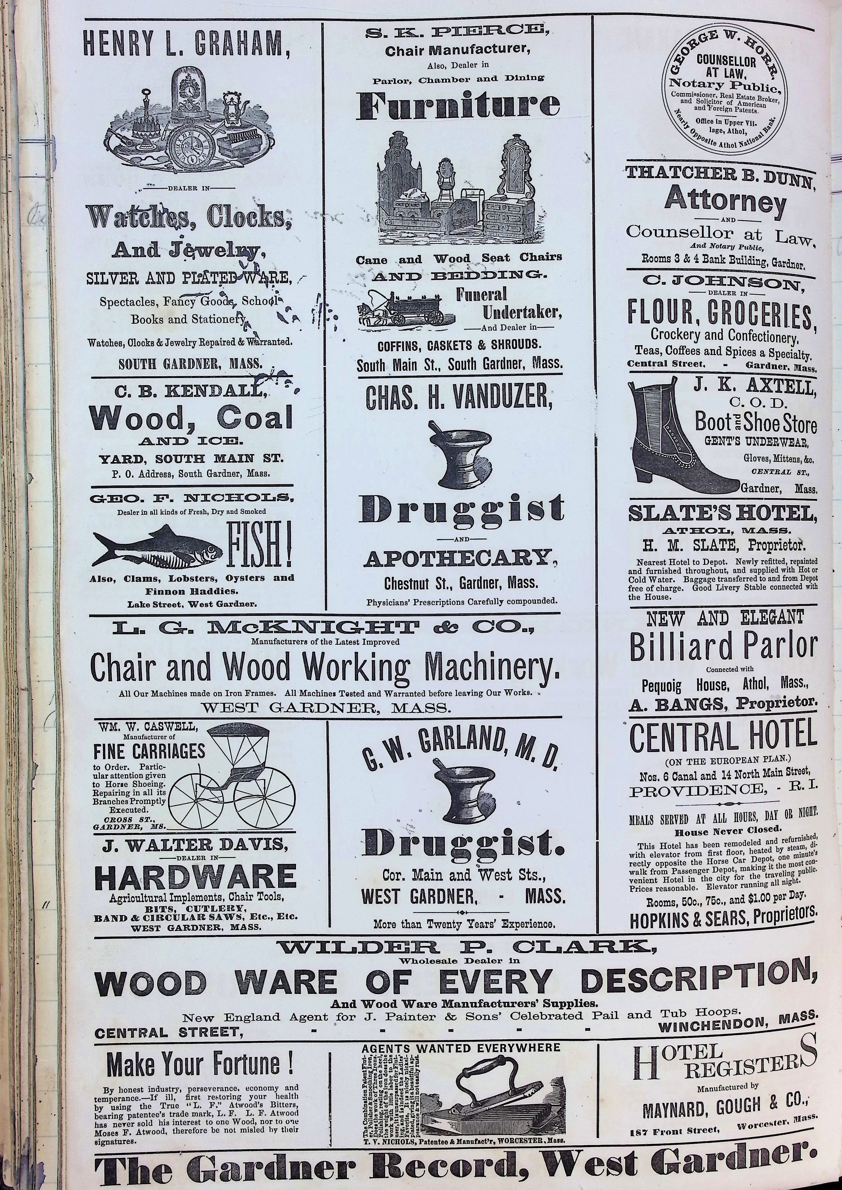 Isham Hotel register Vol. 2, Page 164