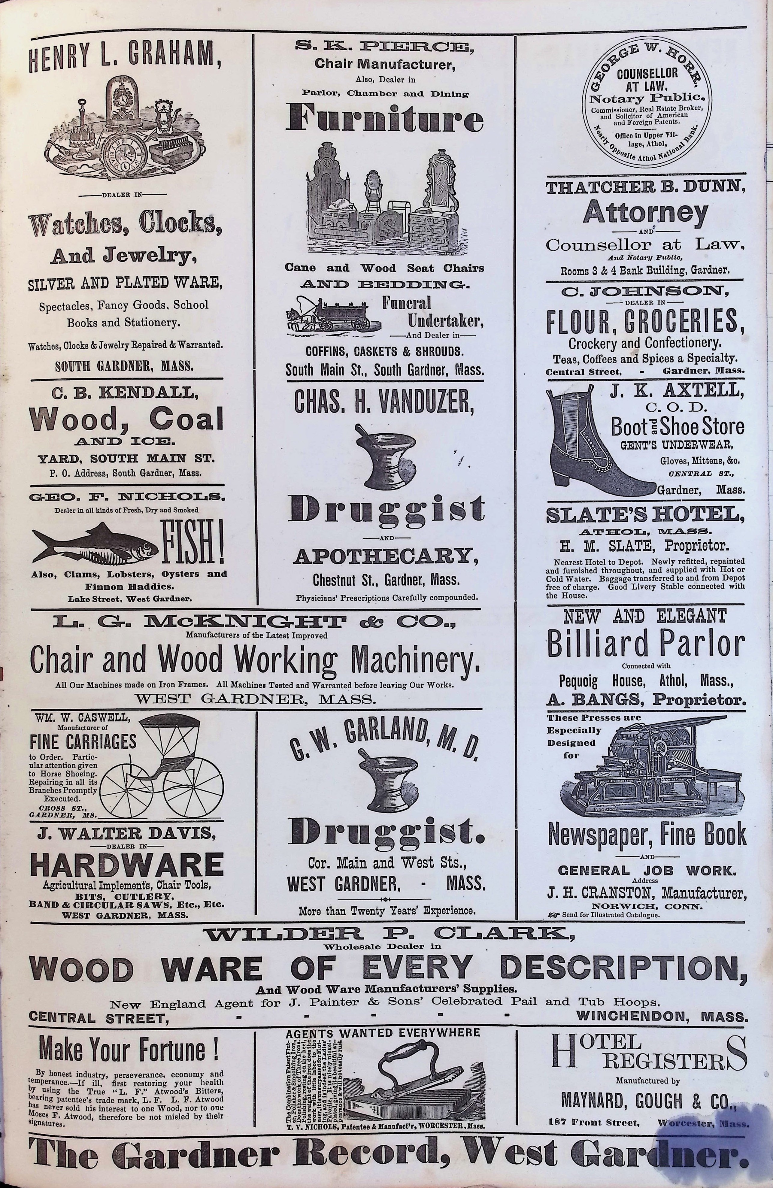 Isham Hotel register Vol. 2, Page 187