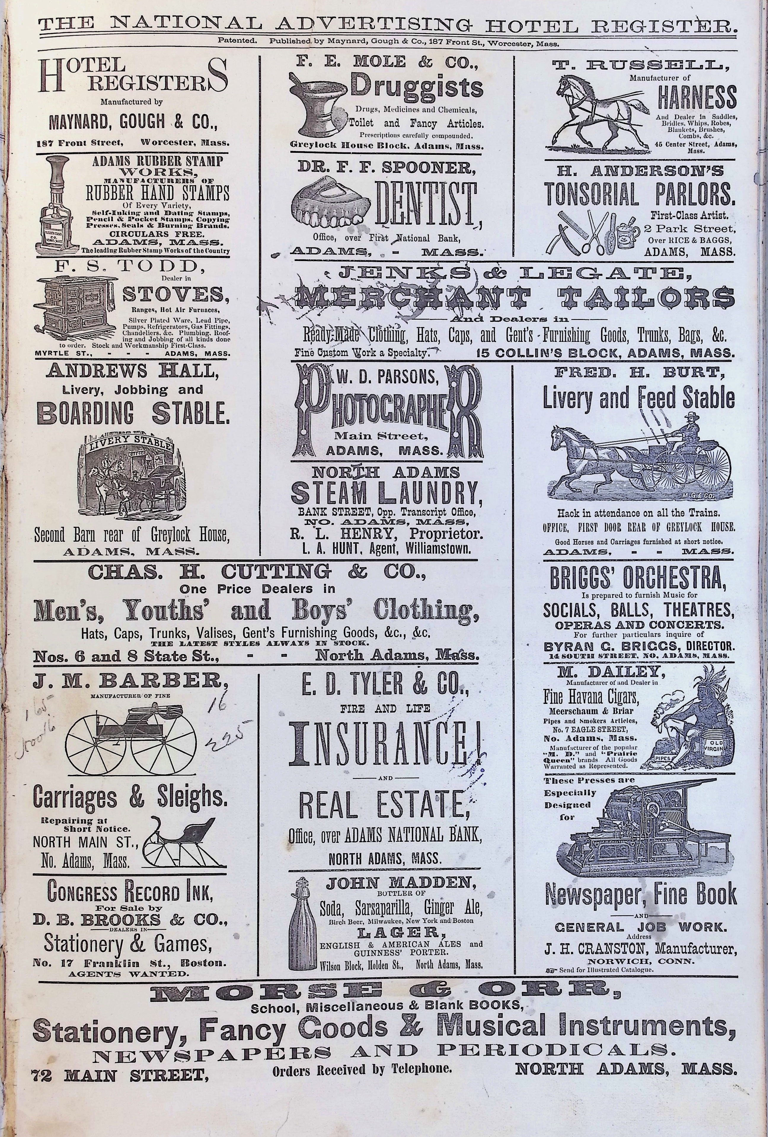 Isham Hotel register Vol. 2, Page 201