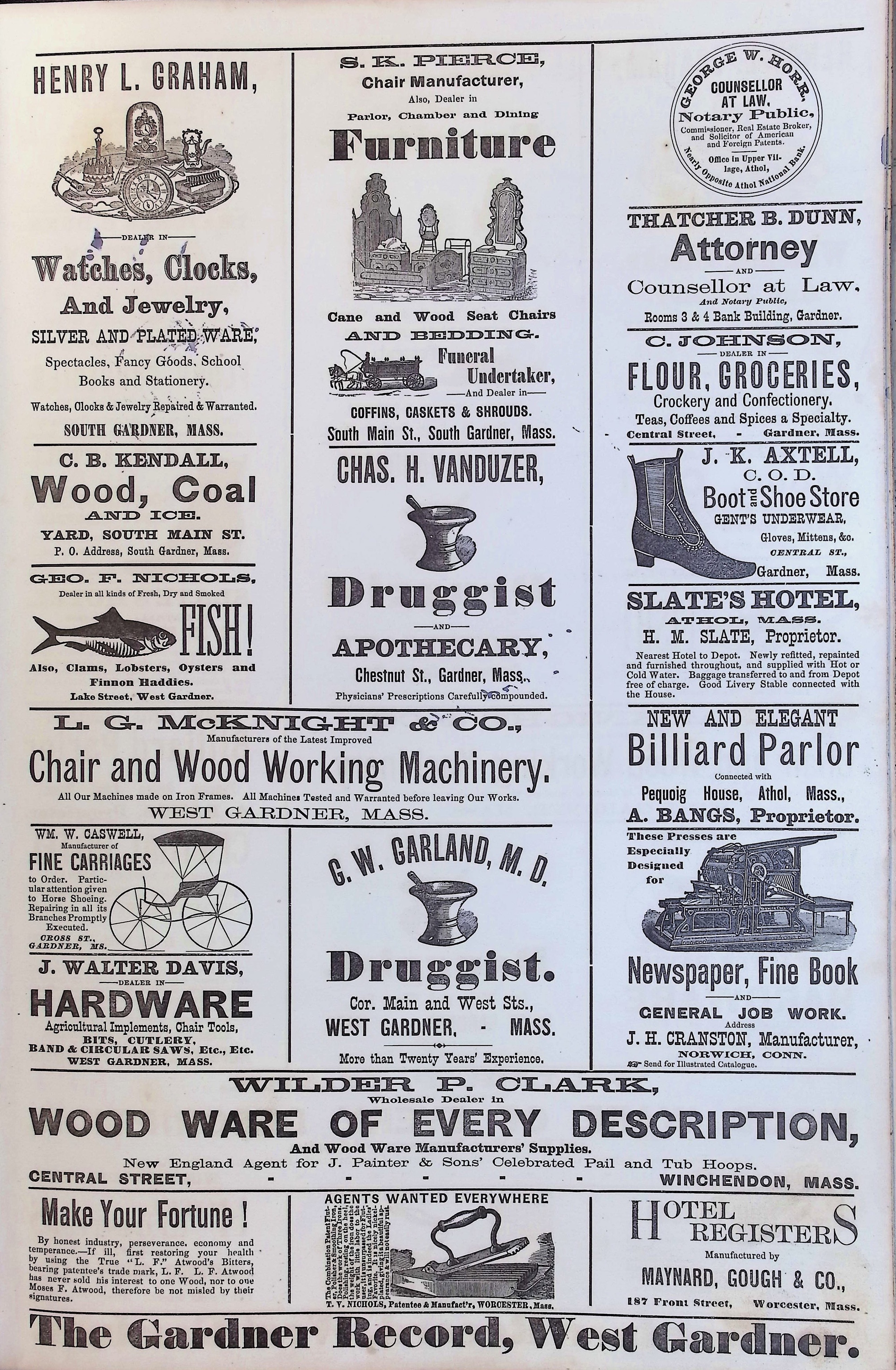 Isham Hotel register Vol. 2, Page 219