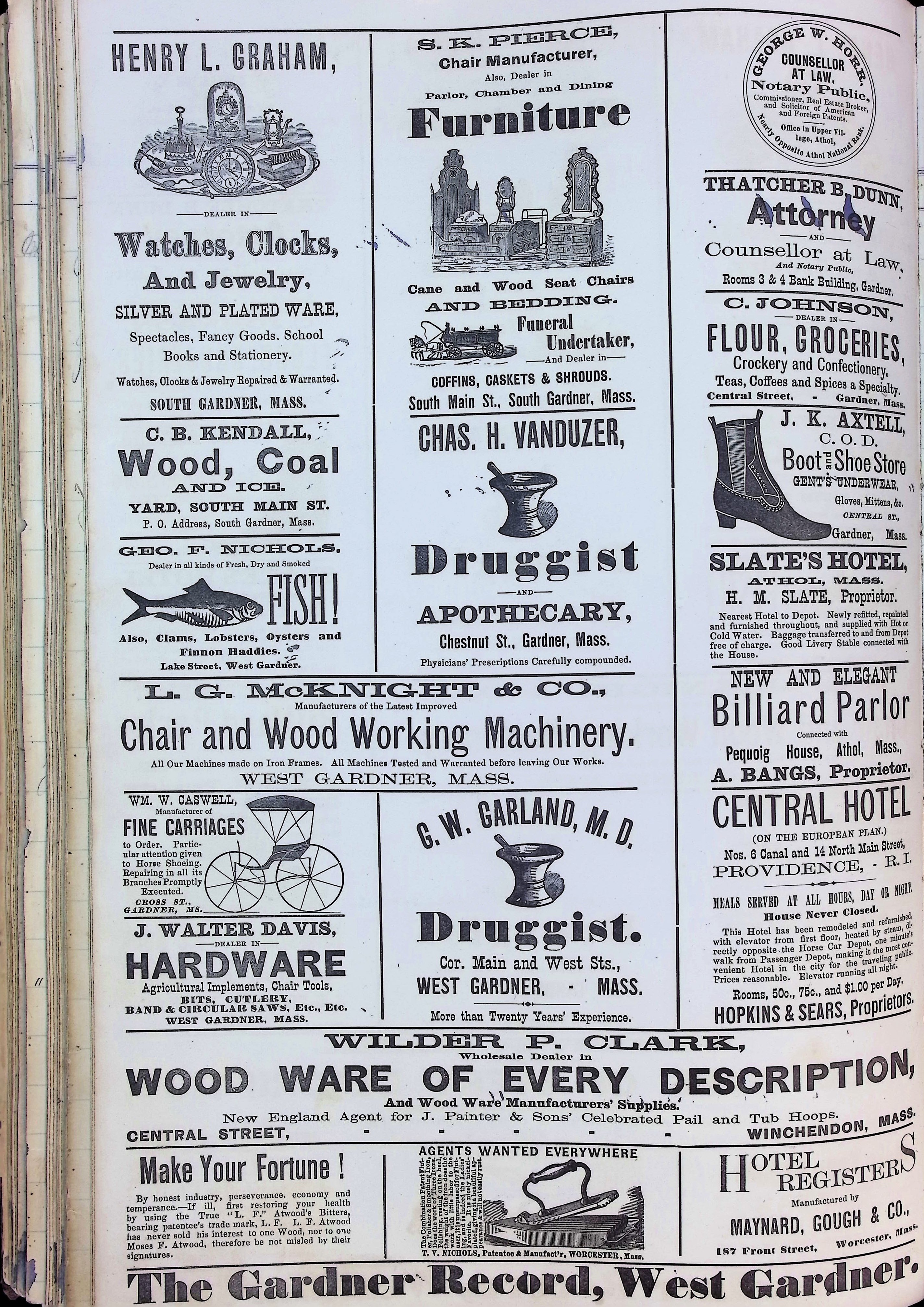 Isham Hotel register Vol. 2, Page 220