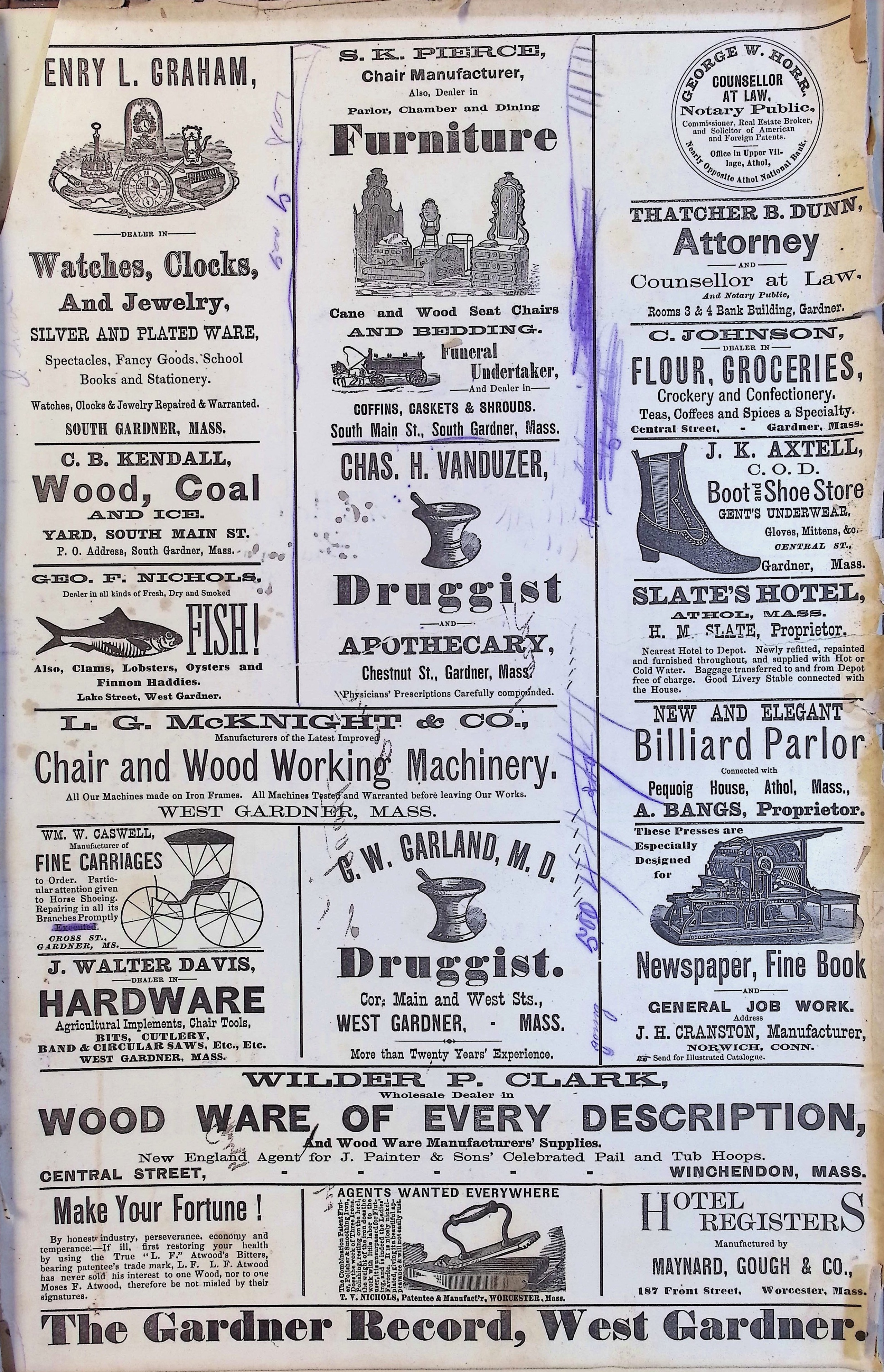 Isham Hotel register Vol. 2, Page 307